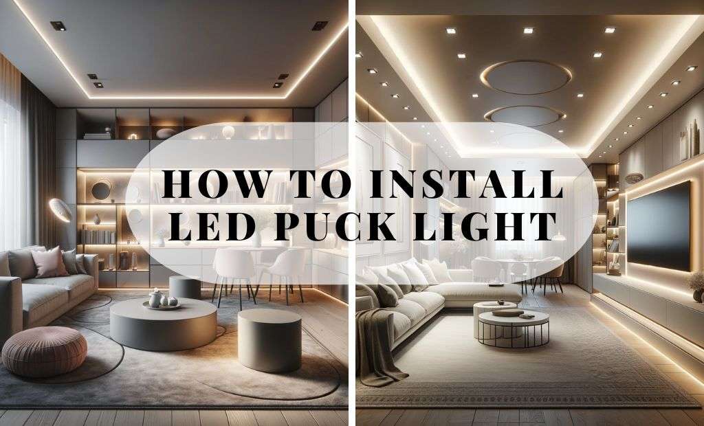 How to Install LED Puck Light