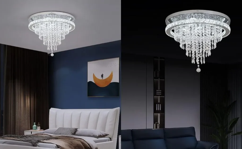 Deckrico Modern White Chandelier