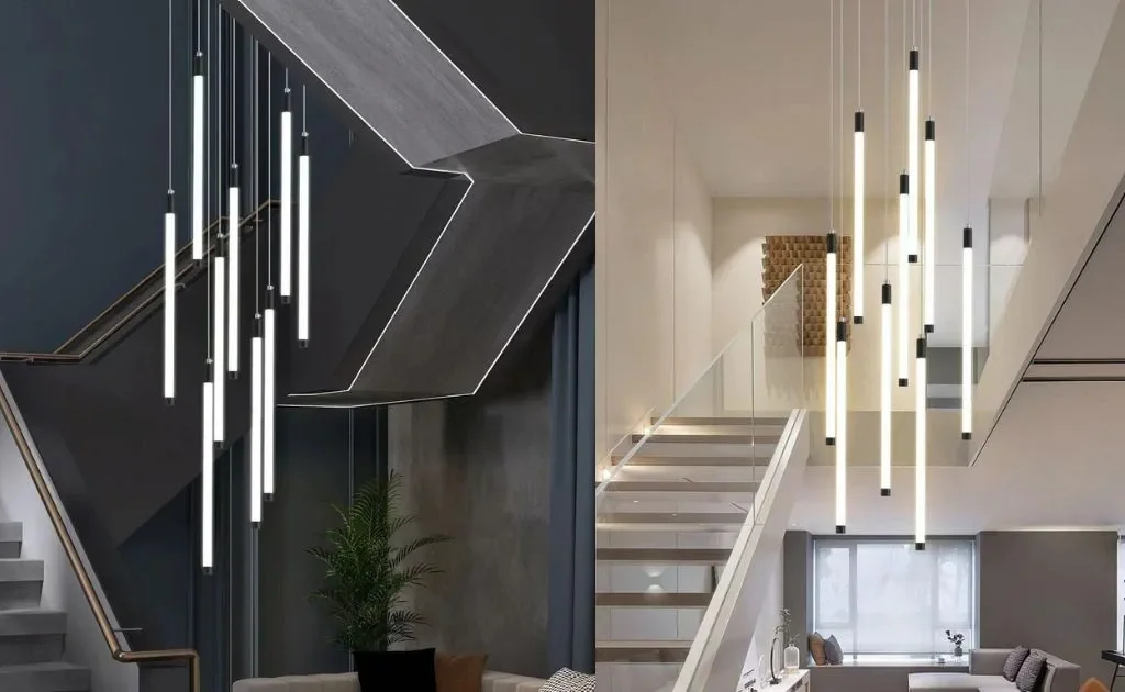 Laraslic Modern Led Staircase Chandelier