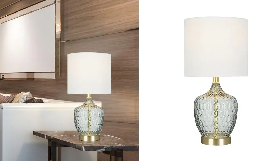 Textured Glass Lamps