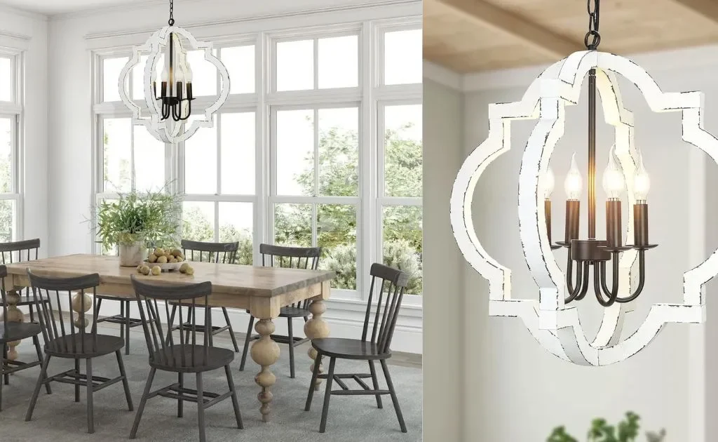 WOAEKR White Orb Chandelier 